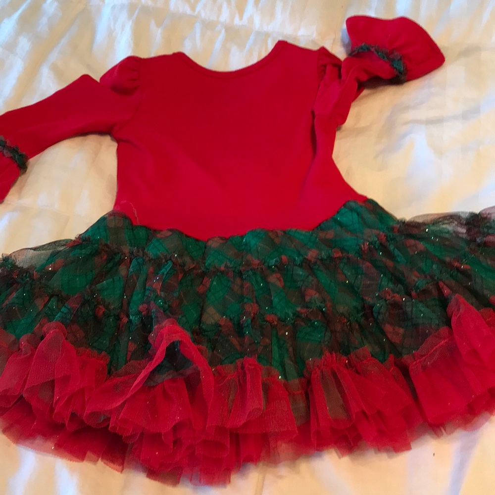 2T Santa holiday dress - Picture 4 of 4